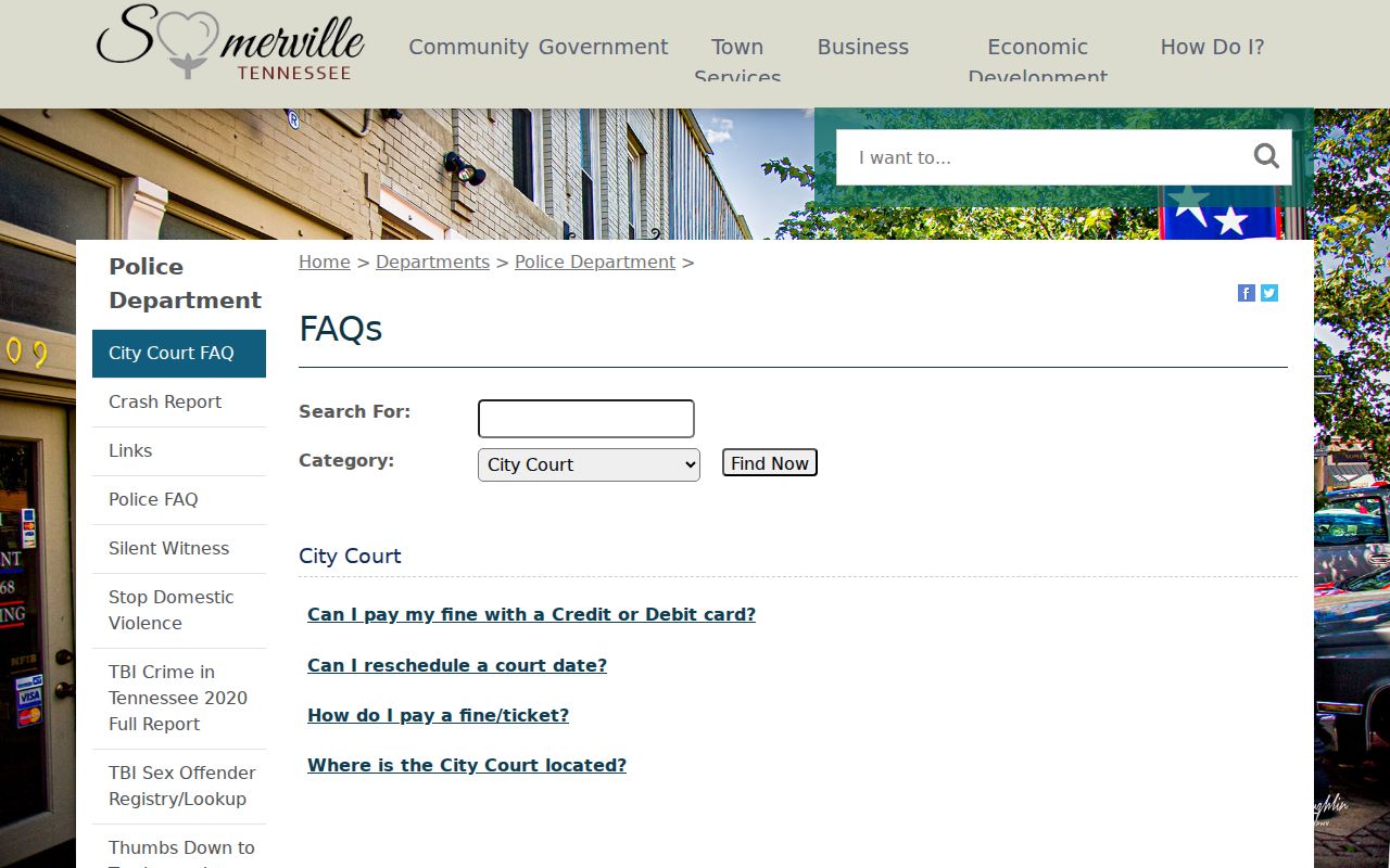 Somerville court docket FAQ and reset instructions